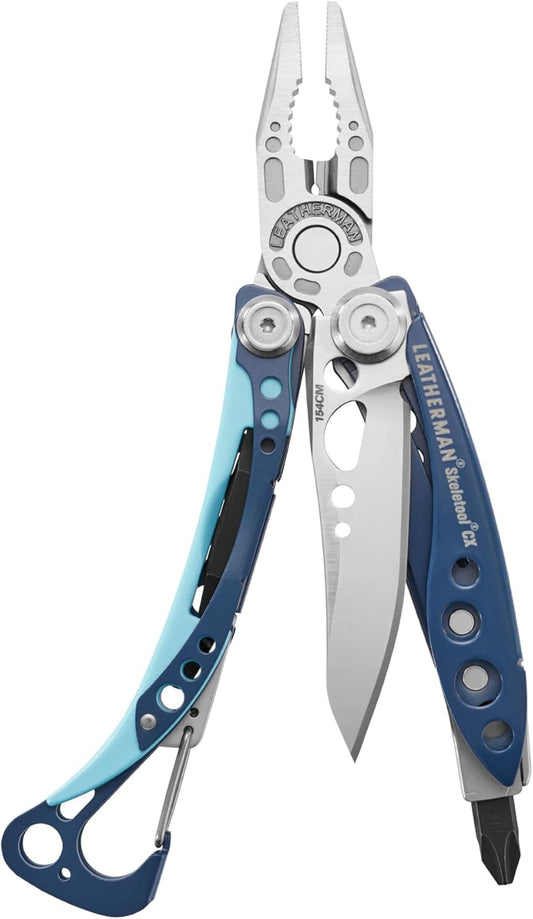 LEATHERMAN. Skeletool CX. 7-in-1 Lightweight. Minimalist Multi-Tool for Everyday Carry (EDC). Home. Garden & Outdoors. Nightshade Blue